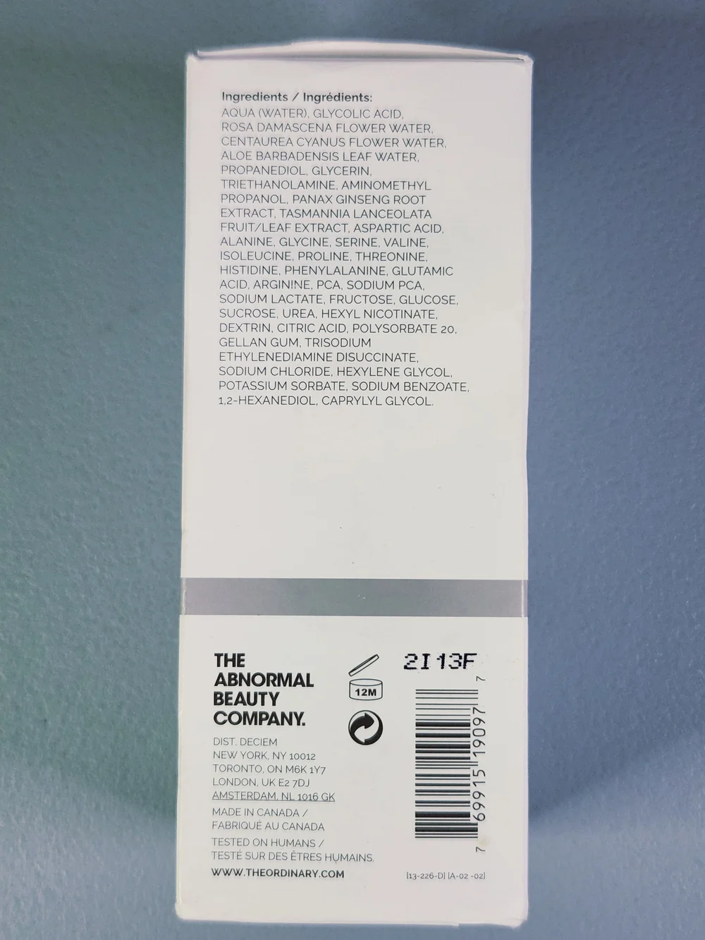 The Ordinary Glycolic Acid 7% Toning Solution - 8 oz